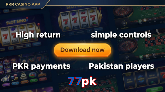 Main screen of 77Pk gamedownload page for PK players